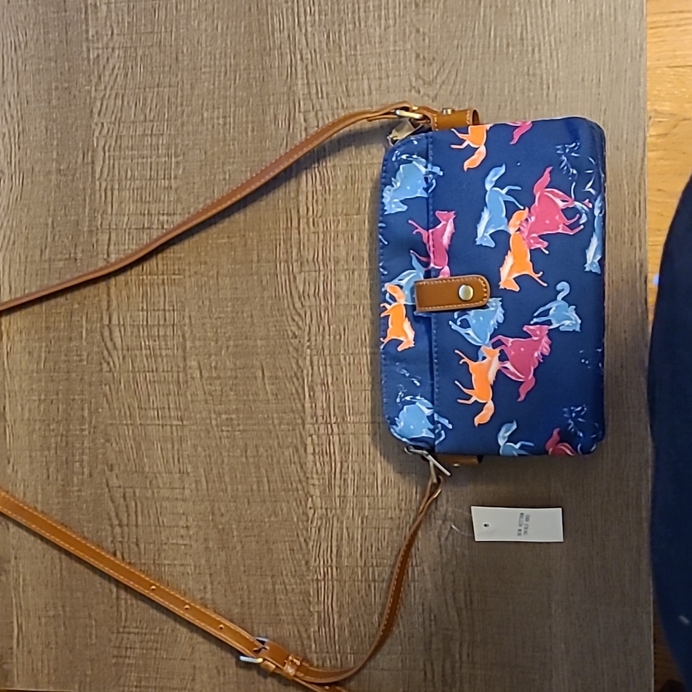 Modcloth Wold Horses Print Purse